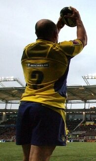 Argentine hooker Mario Ledesma in action for Clermont Auvergne