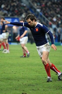 Morgan Parra in action for France