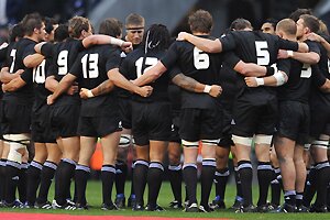 New Zealand group hug