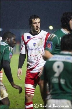 Harry Spencer in action for Tarbes