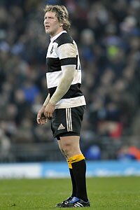 Francois Steyn in action for the Barbarians